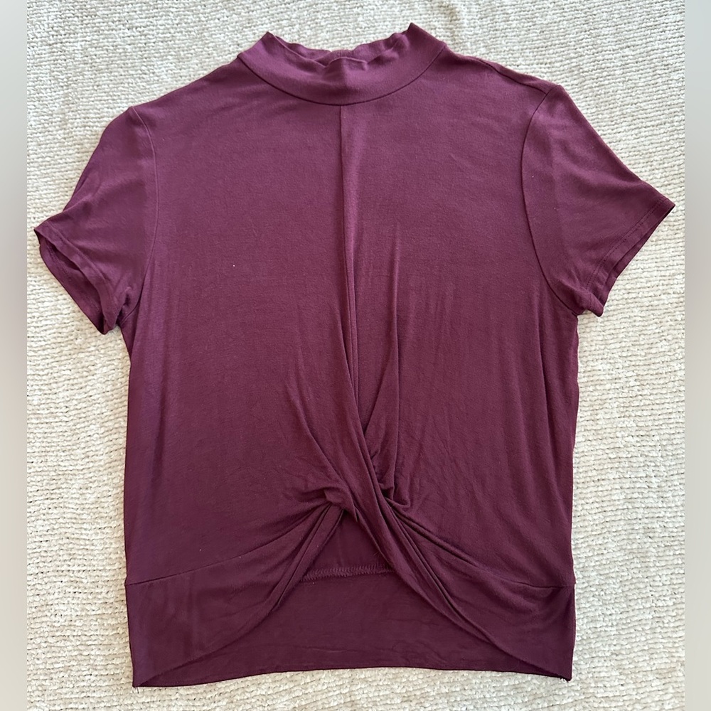 5/$25 Beautiful Twist Front Tee